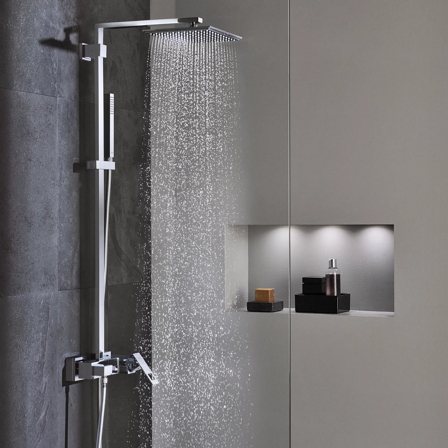 GROHE 26470000 Rainshower 230 Ceiling Shower Head, 9" - 1 Spray, 1.75 gpm - Chrome