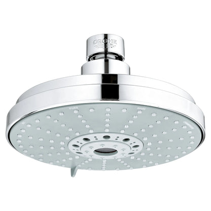 GROHE Rainshower 160 Shower Head, 6-1/4" - 4 Sprays, 2.5 GPM - Chrome, 27135000