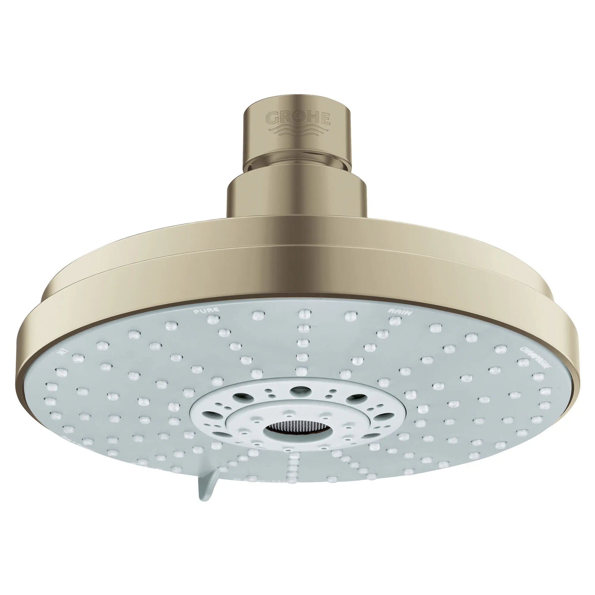 GROHE 27135EN0 Rainshower 160 Shower Head, 6-1/4" - 4 Sprays, 2.5 GPM - Brushed Nickel