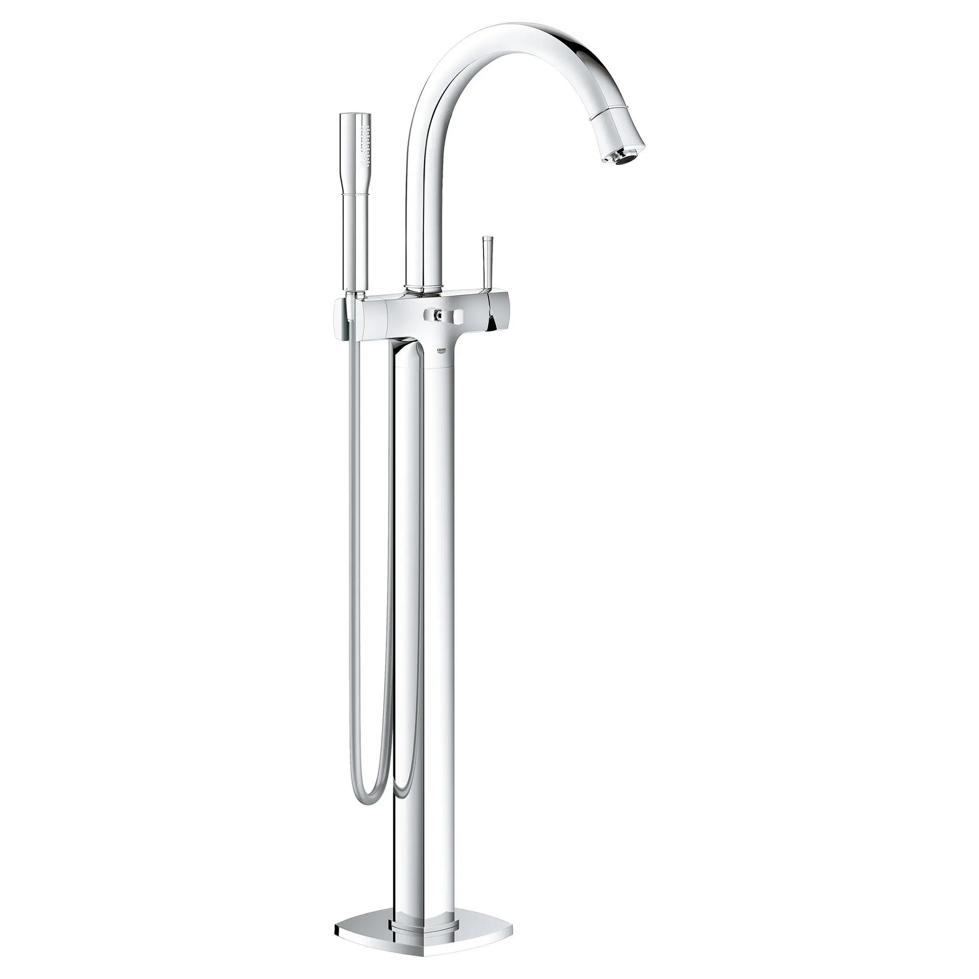 GROHE 2331800A Grandera Single-Handle Freestanding Tub Faucet with 1.75 GPM Hand Shower - Chrome