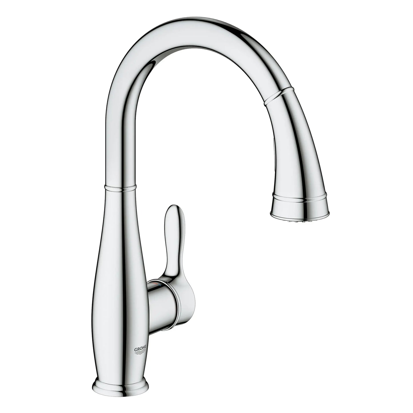 GROHE 30213001 Parkfield Single-Handle Pull Down Kitchen Faucet Dual Spray 1.75 GPM - Chrome