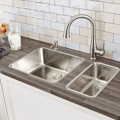 GROHE 30213DC1 Parkfield Single-Handle Pull Down Kitchen Faucet Dual Spray 1.75 GPM - Supersteel