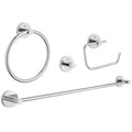 GROHE 40823001 Essentials 4-in-1 Accessory Set - Chrome