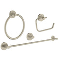 GROHE 40823EN1 Essentials 4-in-1 Accessory Set - Brushed Nickel