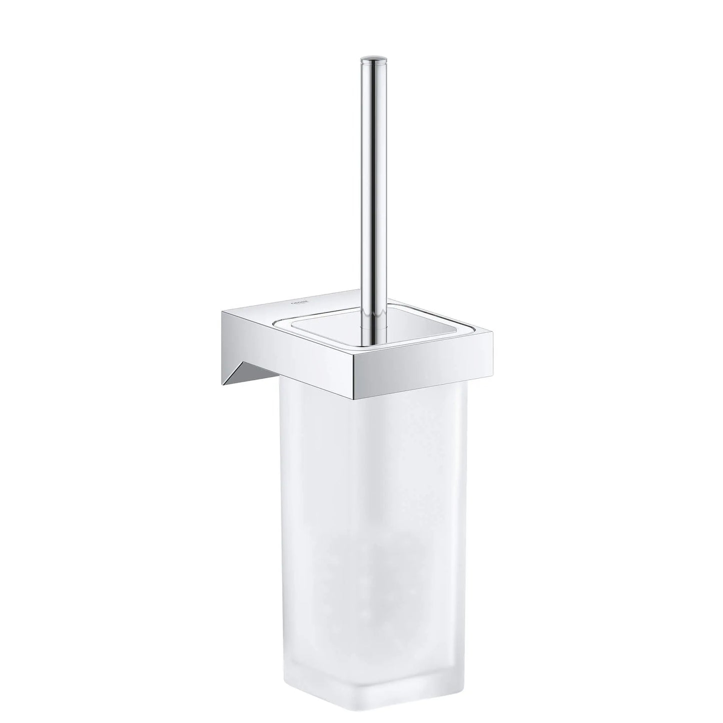 GROHE Selection Cube Toilet Brush Set - Chrome, 40857000
