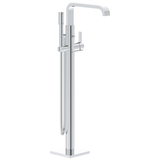 GROHE 32754002 Allure Single-Handle Freestanding Tub Faucet with 1.75 GPM Hand Shower - Chrome