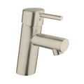 GROHE 34271ENA Concetto Single Hole Single-Handle S-Size Bathroom Faucet, 1.2 GPM Less Drain - Brushed Nickel