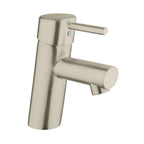 GROHE 34271ENA Concetto Single Hole Single-Handle S-Size Bathroom Faucet, 1.2 GPM Less Drain - Brushed Nickel