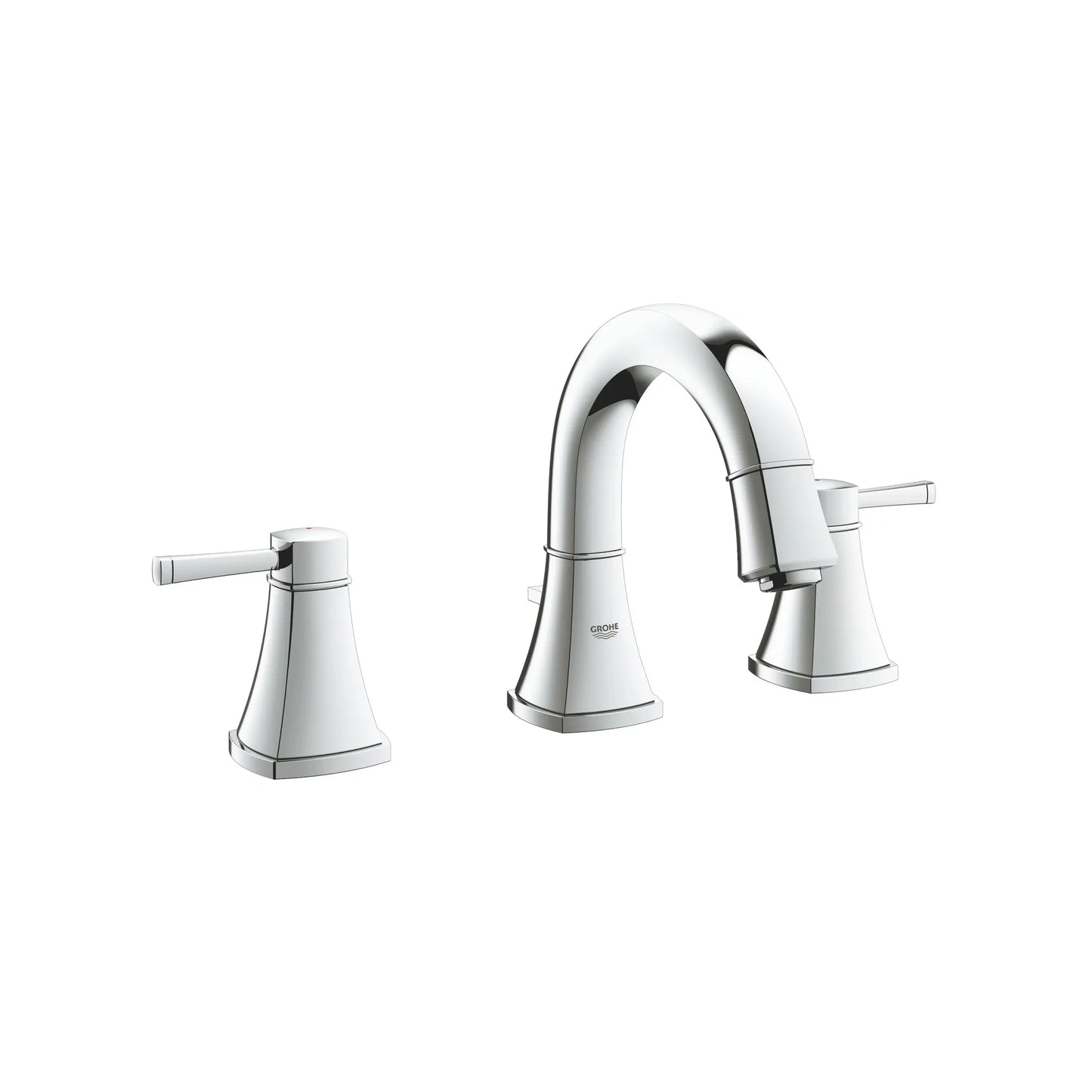 GROHE 2041800A Grandera 8-inch Widespread 2-Handle S-Size Bathroom Faucet 1.2 GPM - Chrome