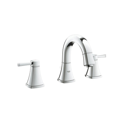 GROHE 2041800A Grandera 8-inch Widespread 2-Handle S-Size Bathroom Faucet 1.2 GPM - Chrome