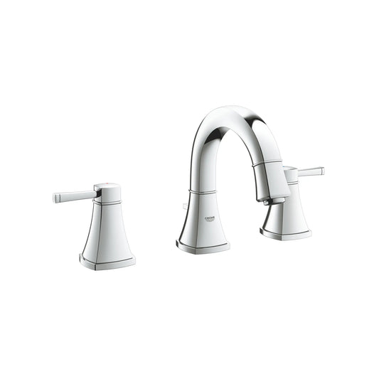 GROHE 2041800A Grandera 8-inch Widespread 2-Handle S-Size Bathroom Faucet 1.2 GPM - Chrome