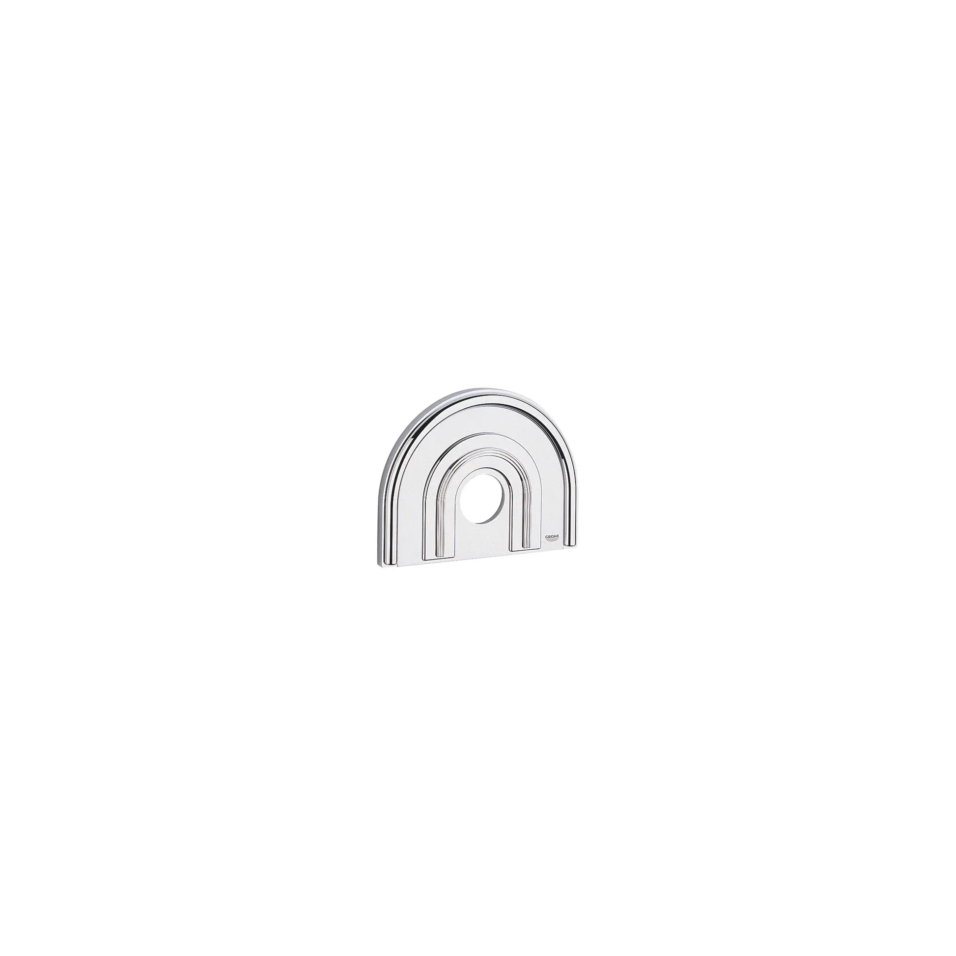 GROHE 47459IP0 Escutcheon (7"X 9-1/4") - Chrome/Matte Chrome