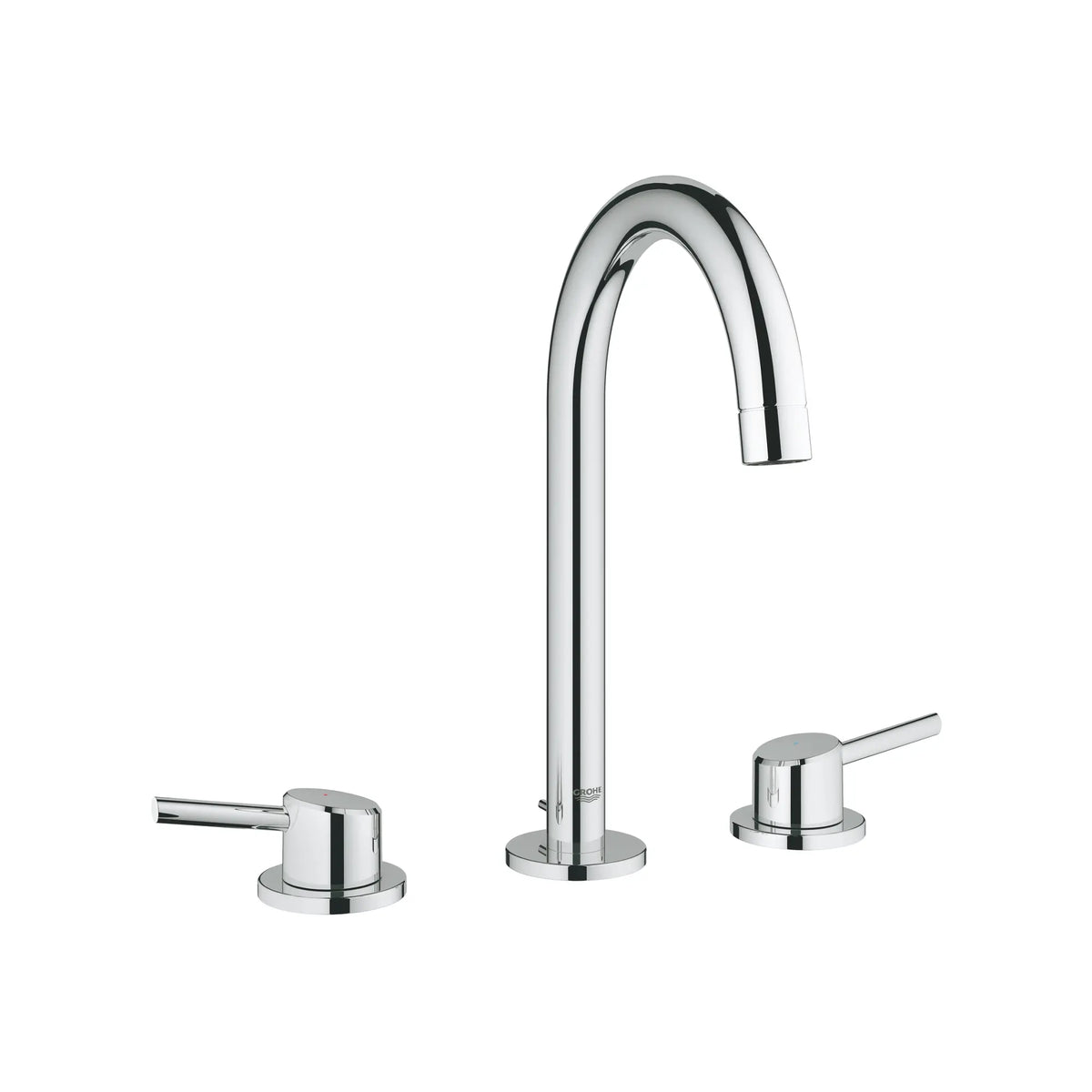 GROHE 2021700A Concetto 8-inch Widespread 2-Handle L-Size Bathroom Faucet, 1.2 GPM - Chrome