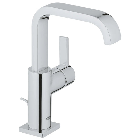 GROHE 3212800A Allure Single-Hole Single-Handle L-Size Bathroom Faucet 1.2GPM - Chrome