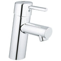 GROHE 3427100A Concetto Single Hole Single-Handle S-Size Bathroom Faucet, 1.2 GPM Less Drain - Chrome