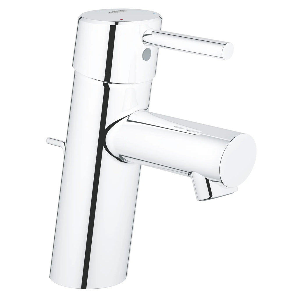 GROHE 3427000A Concetto Single Hole Single-Handle S-Size Bathroom Faucet, 1.2 GPM - Chrome