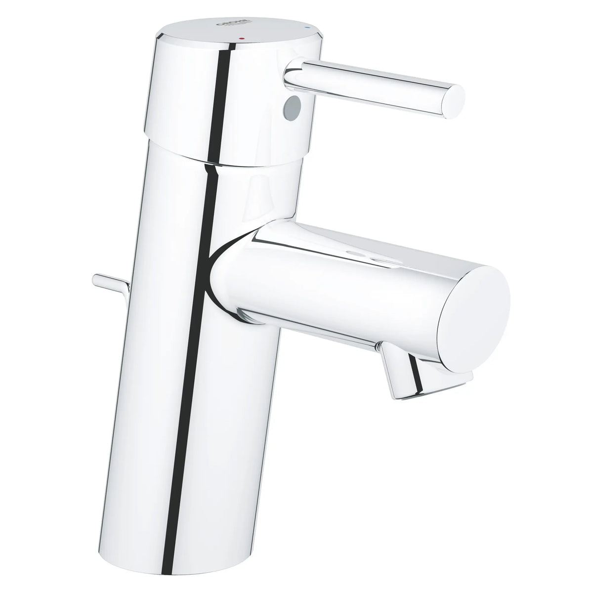 GROHE 3427000A Concetto Single Hole Single-Handle S-Size Bathroom Faucet, 1.2 GPM - Chrome