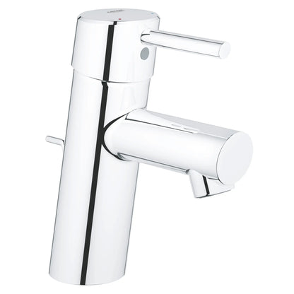 GROHE 3427000A Concetto Single Hole Single-Handle S-Size Bathroom Faucet, 1.2 GPM - Chrome