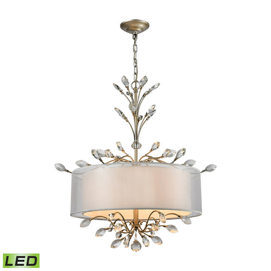 ELK SHOWROOM 16282/4-LED Asbury 26'' Wide 4-Light Chandelier - Aged Silver