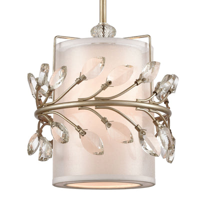 ELK SHOWROOM 16284/1 Asbury 9'' Wide 1-Light Mini Pendant - Aged Silver