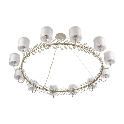 ELK SHOWROOM 16287/12 Asbury 62'' Wide 12-Light Chandelier - Aged Silver