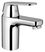 GROHE 3287700A Eurosmart Cosmopolitan Single Hole Single-Handle S-Size Bathroom Faucet, 1.2 GPM Less Drain - Chrome