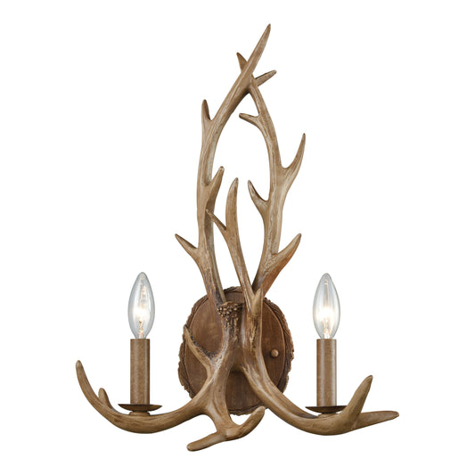 ELK SHOWROOM 16313/2 Elk 19'' High 2-Light Sconce - Wood Tone