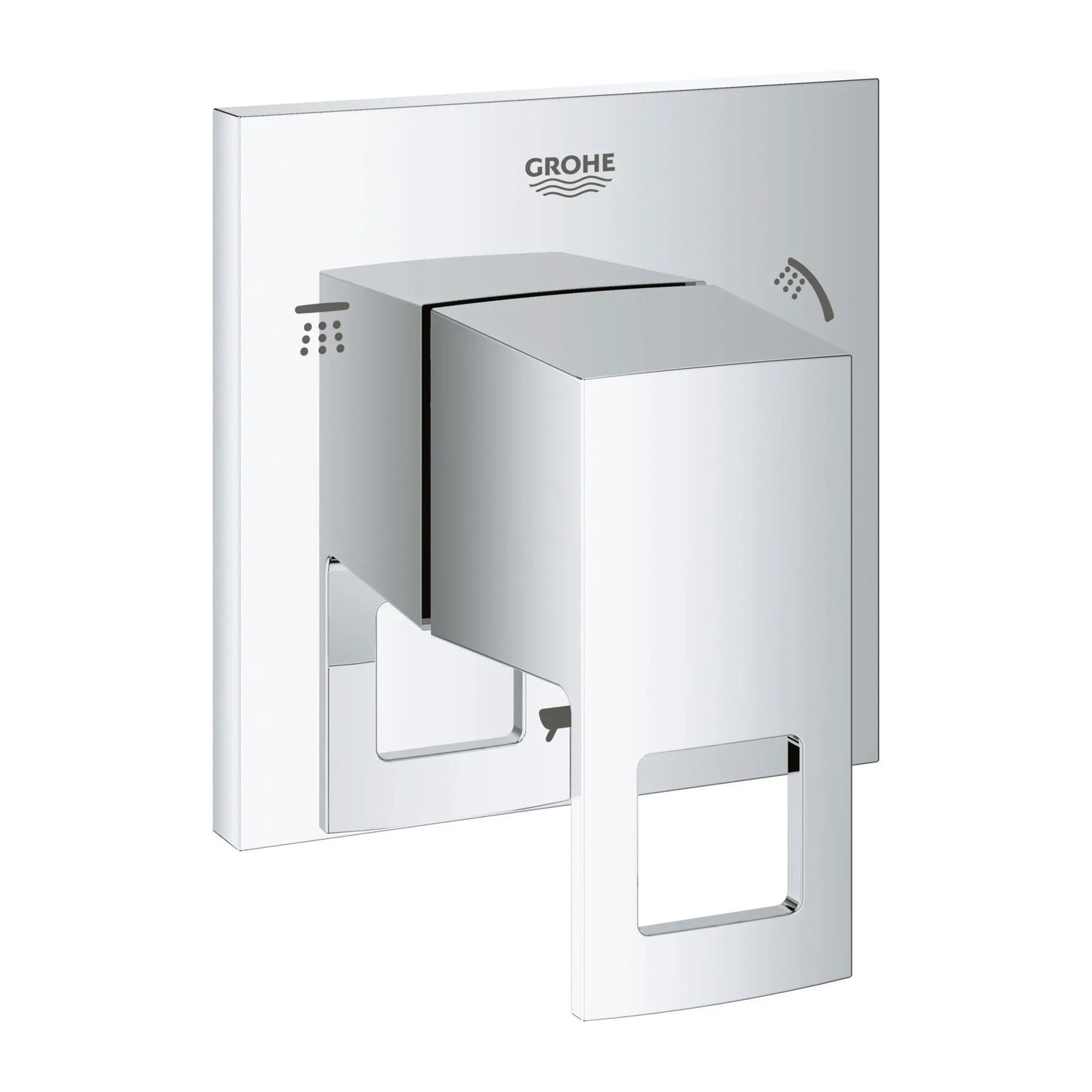 GROHE 29217001 Eurocube 3-Way Diverter Trim - Chrome