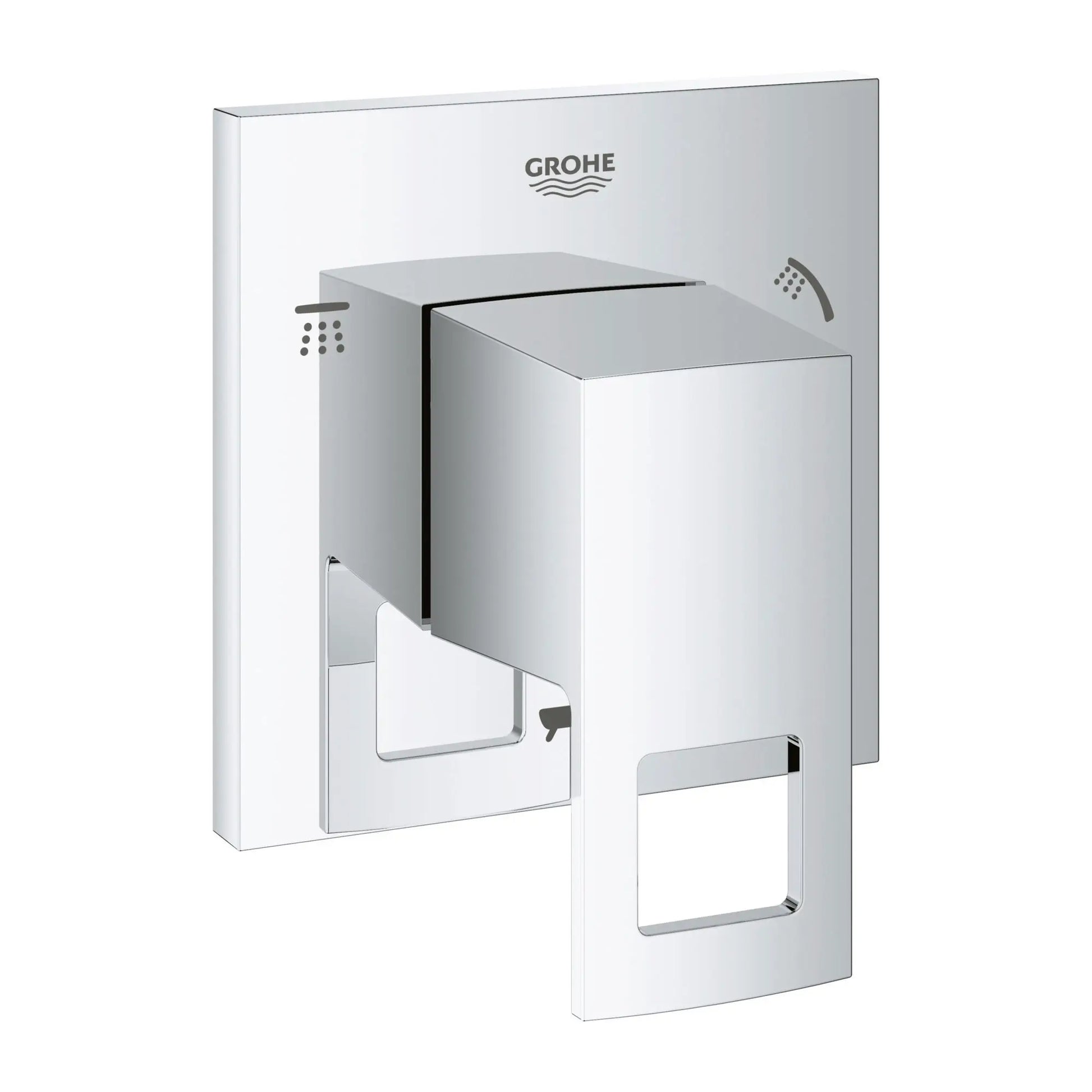 GROHE 29217001 Eurocube 3-Way Diverter Trim - Chrome
