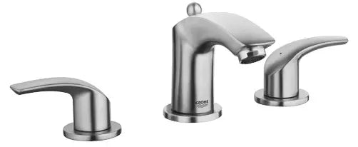 GROHE 20294ENA Eurosmart 8-inch Widespread 2-Handle S-Size Bathroom Faucet 1.2 GPM - Brushed Nickel