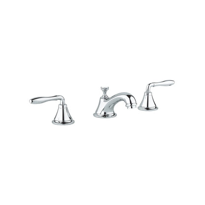 GROHE 2080000A Seabury 8-inch Widespread 2-Handle S-Size Bathroom Faucet 1.2 GPM - Chrome
