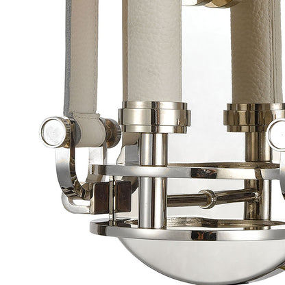 ELK SHOWROOM 16350/1 Bergamo 14'' High 1-Light Sconce - Polished Nickel