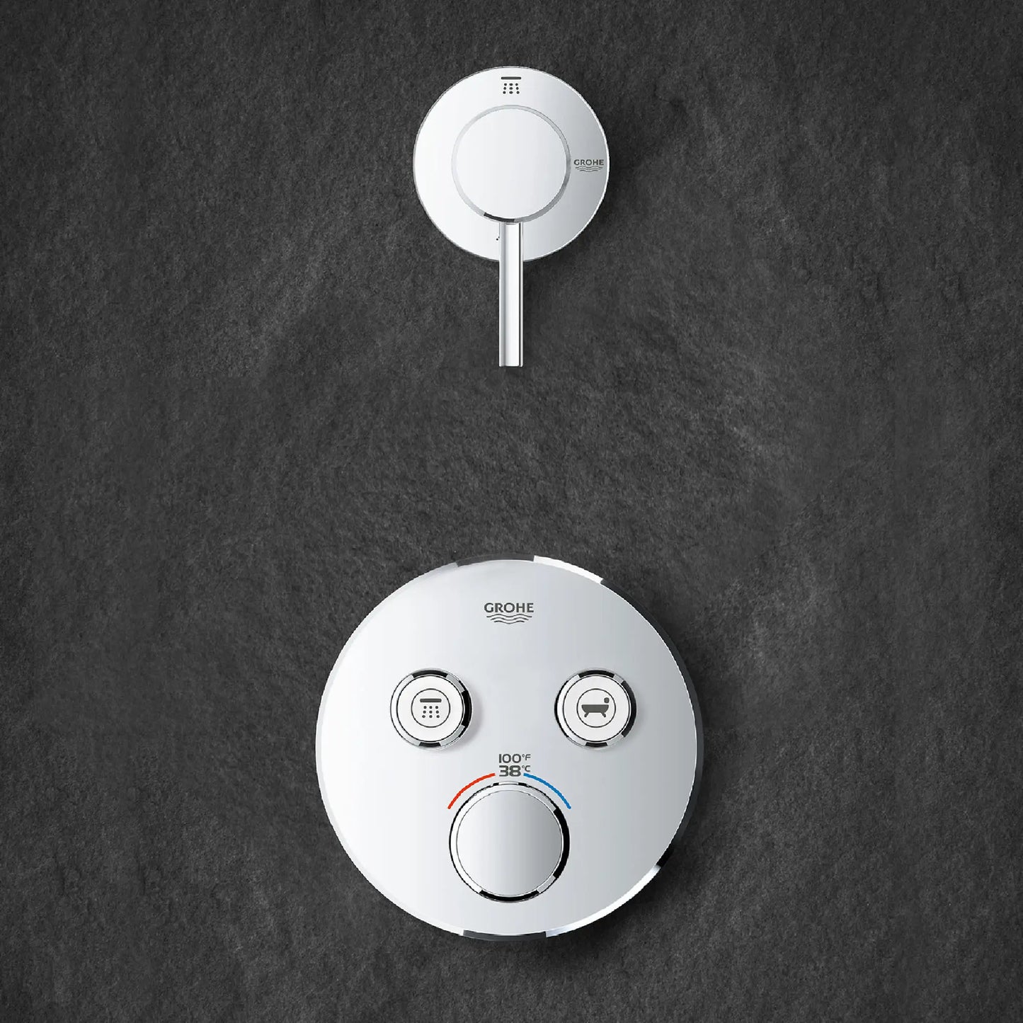 GROHE 29108001 Concetto 2-Way Diverter Trim - Chrome