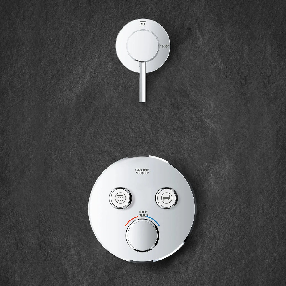 GROHE 29108001 Concetto 2-Way Diverter Trim - Chrome