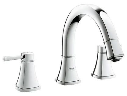GROHE 25154000 Grandera 3-Hole 2-Handle Deck Mount Roman Tub Faucet - Chrome