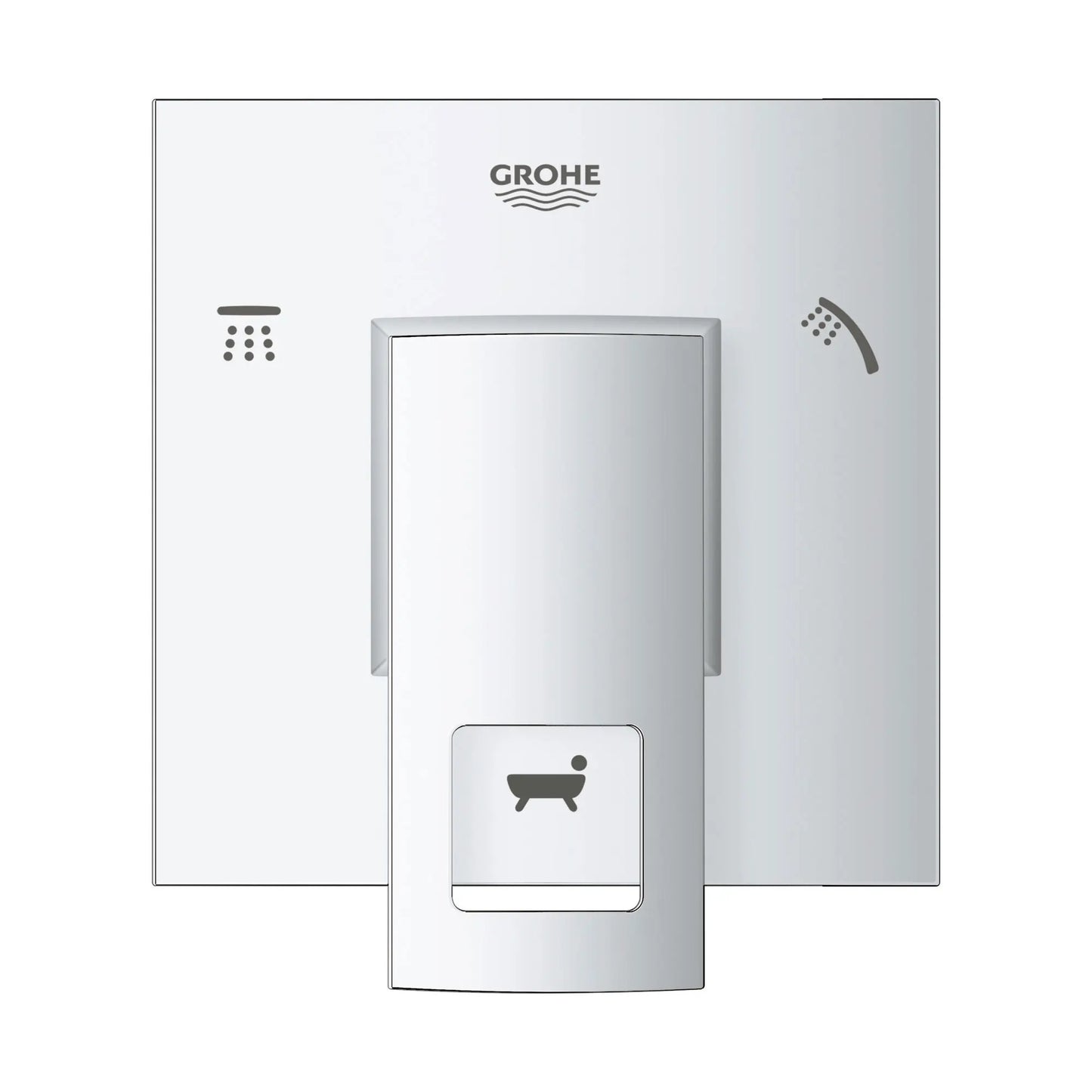 GROHE 29217001 Eurocube 3-Way Diverter Trim - Chrome