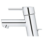 GROHE 34702001 Concetto Single Hole Single-Handle XS-Size Bathroom Faucet, 1.2 GPM - Chrome