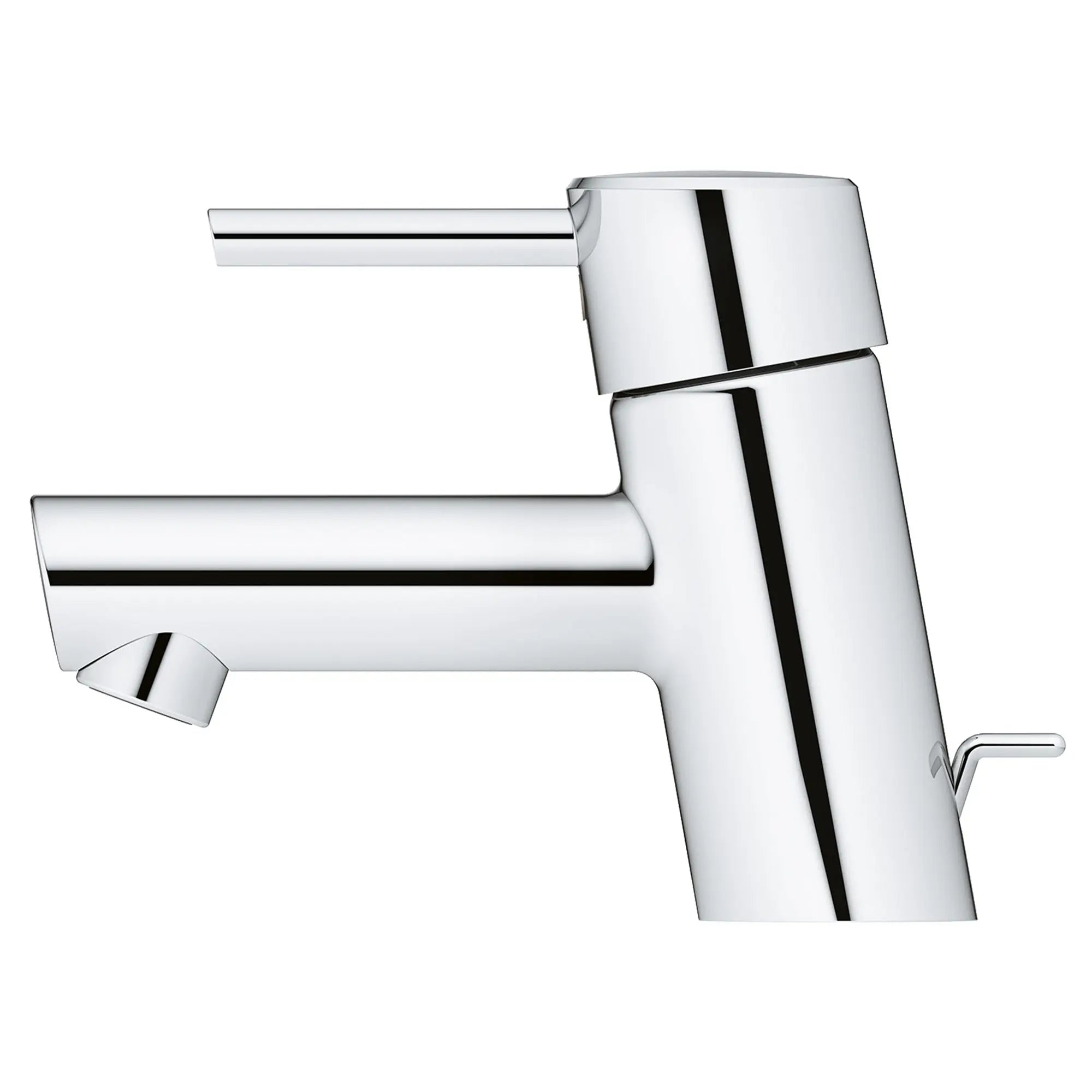GROHE 34702001 Concetto Single Hole Single-Handle XS-Size Bathroom Faucet, 1.2 GPM - Chrome