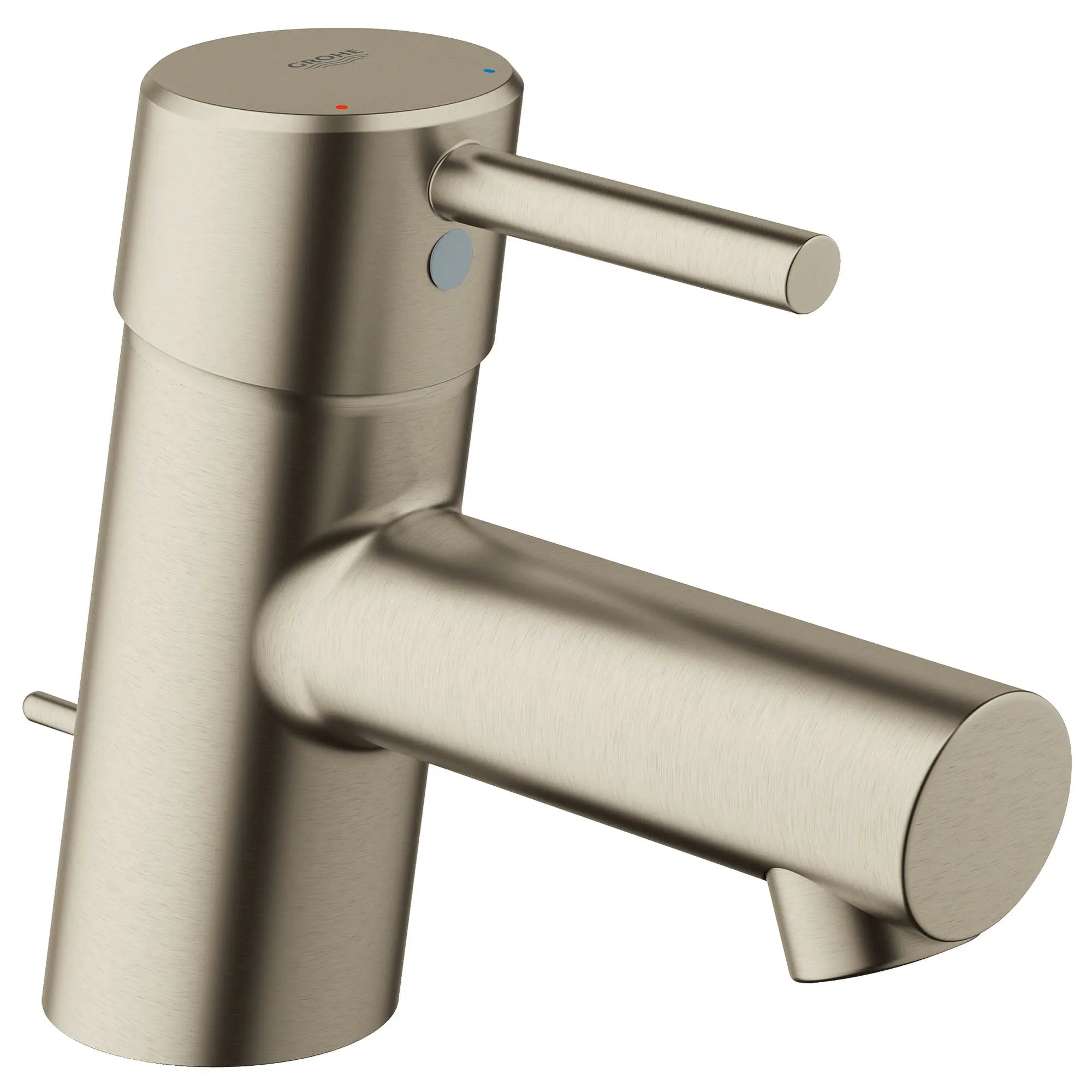 GROHE 34702EN1 Concetto Single Hole Single-Handle XS-Size Bathroom Faucet, 1.2 GPM - Brushed Nickel