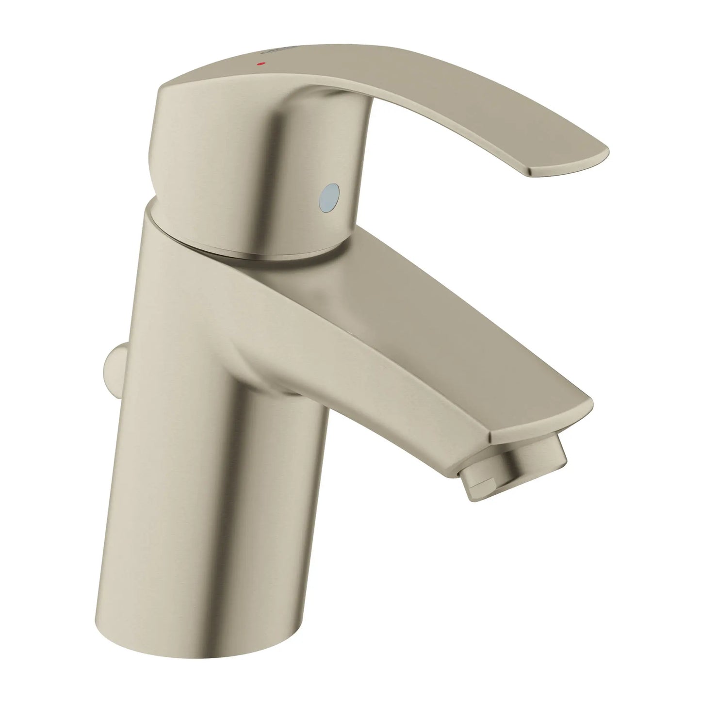 GROHE 32642ENA Eurosmart Single Hole Single-Handle S-Size Bathroom Faucet 1.2 GPM - Brushed Nickel