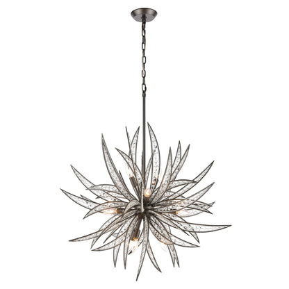 ELK SHOWROOM 16365/11 Naples 34'' Wide 11-Light Chandelier - Dark Graphite