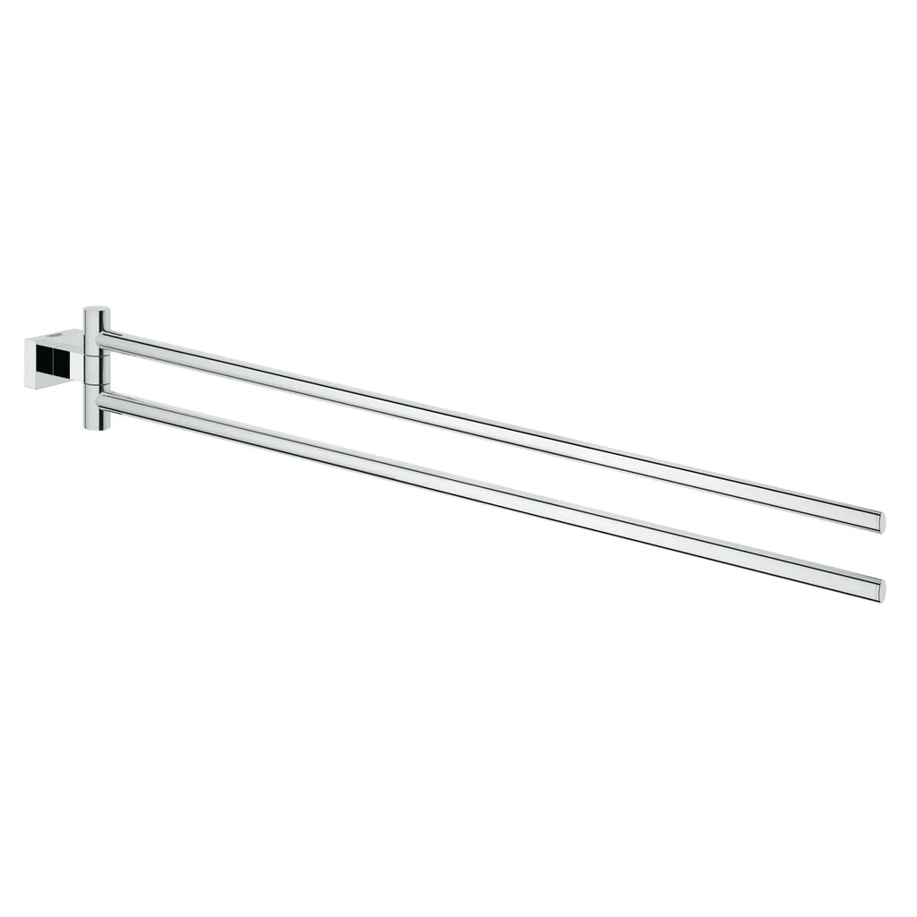 GROHE 40624001 Essentials Cube 18" Double Towel Bar - Chrome
