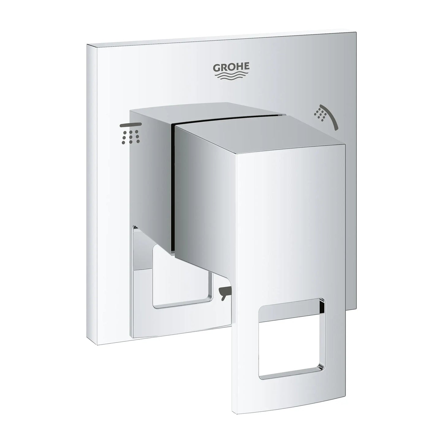 GROHE 29217001 Eurocube 3-Way Diverter Trim - Chrome