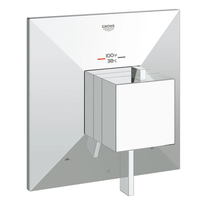 GROHE 19794000 Allure Brilliant Dual Function Thermostatic Valve Trim - Chrome