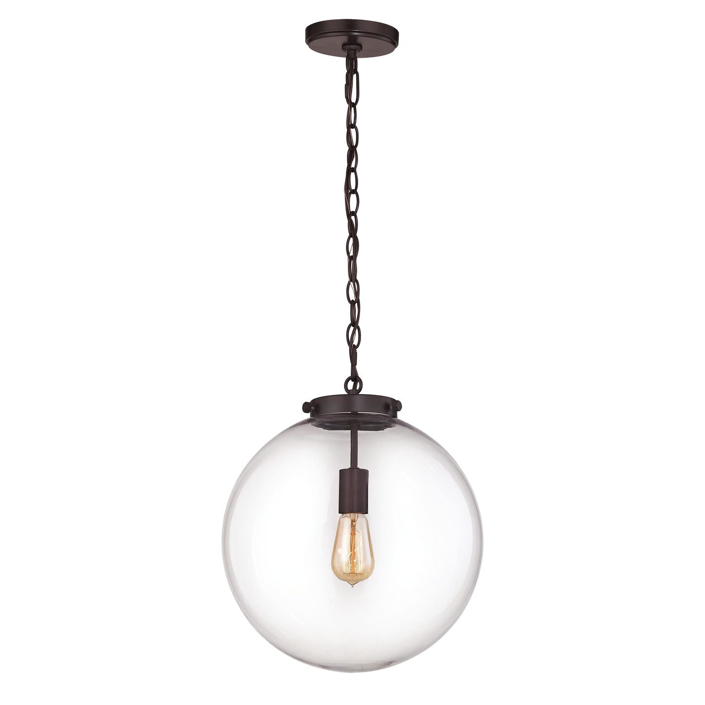 ELK SHOWROOM 16373/1 Gramercy 14'' Wide 1-Light Pendant - Oil Rubbed Bronze