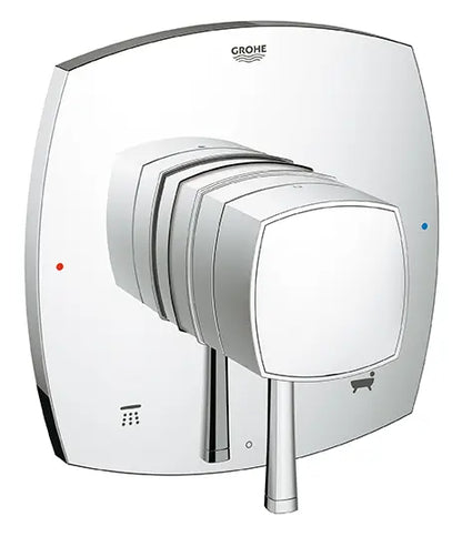 GROHE 19938000 Grandera Dual Function Pressure Balance Trim with Control Module - Chrome
