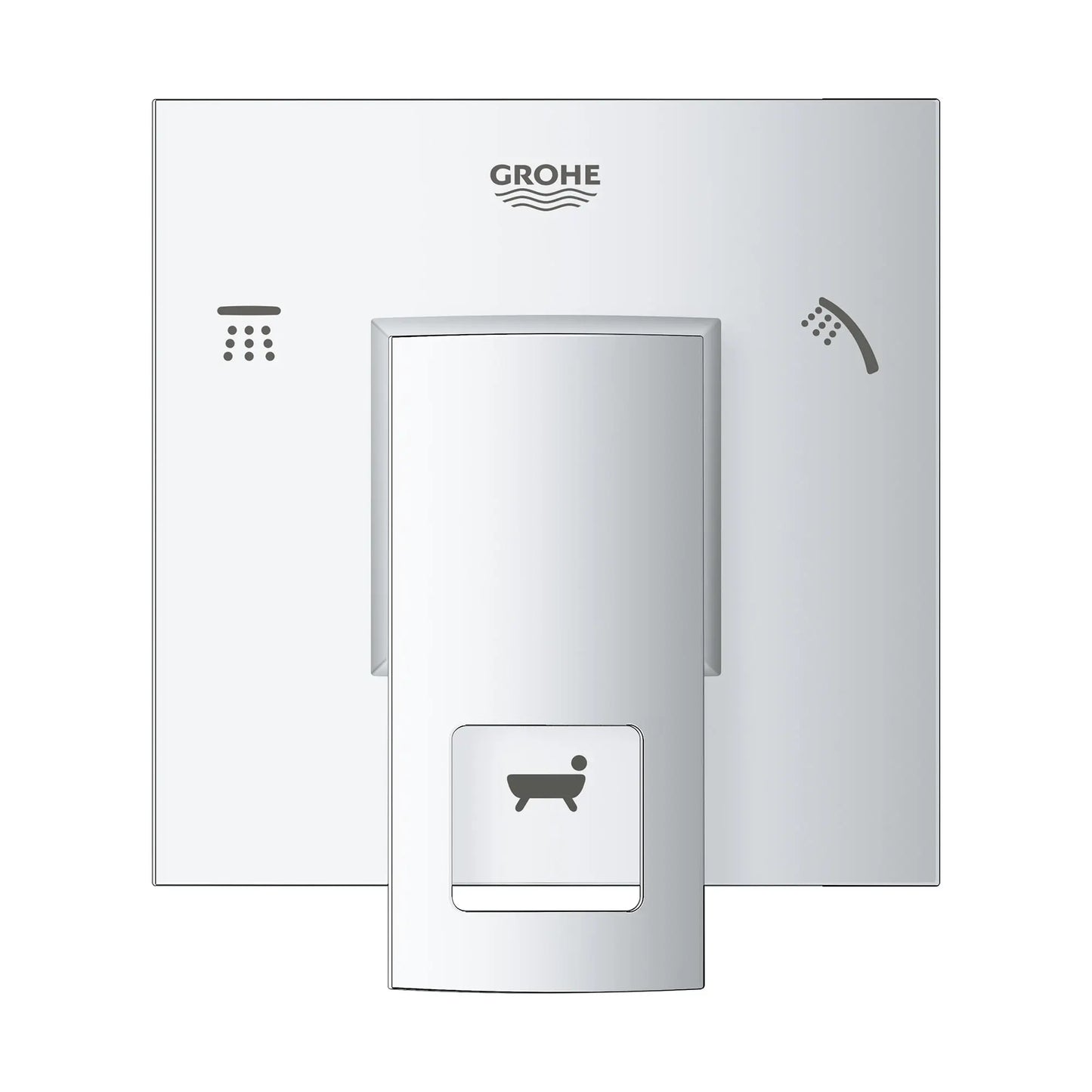 GROHE 29217001 Eurocube 3-Way Diverter Trim - Chrome