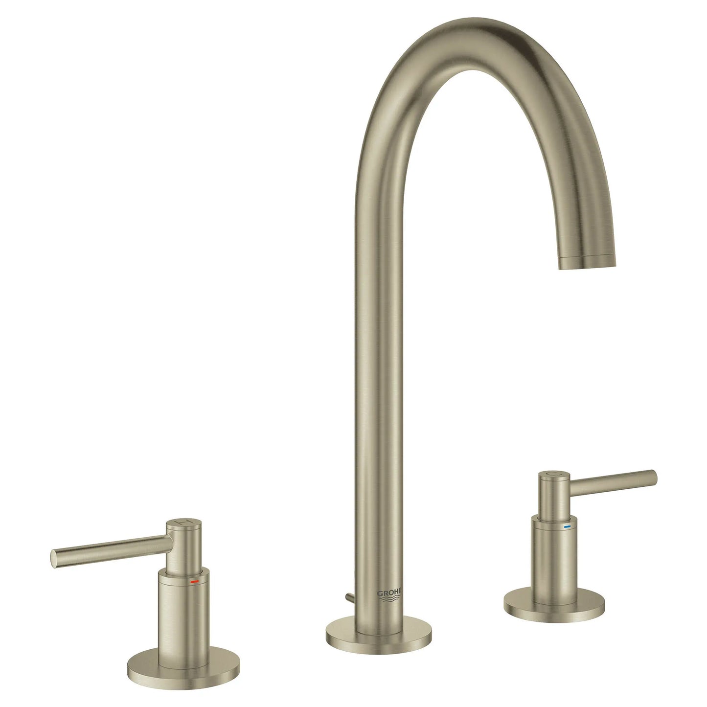 GROHE 20069EN3 Atrio New 8-inch Widespread 2-Handle M-Size Bathroom Faucet 1.2 GPM - Brushed Nickel