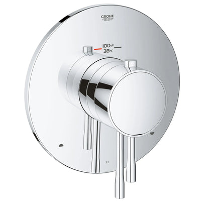 GROHE 19988001 Essence New Dual Function Thermostatic Valve Trim - Chrome