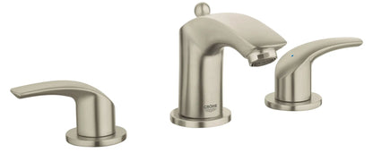 GROHE 20294ENA Eurosmart 8-inch Widespread 2-Handle S-Size Bathroom Faucet 1.2 GPM - Brushed Nickel